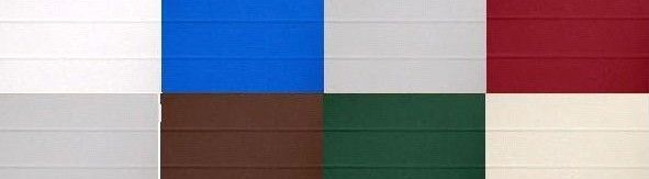 Цветовая гамма секционных ворот