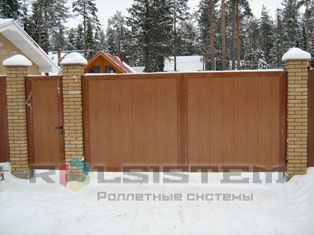 Автоматические распашные ворота
