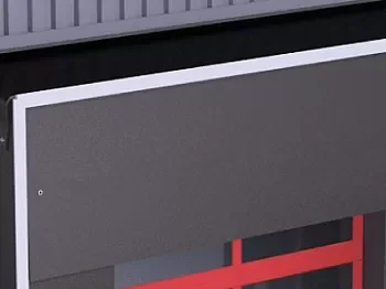 Увеличенный верхний тент герметизатора проема ALUTECH DSF